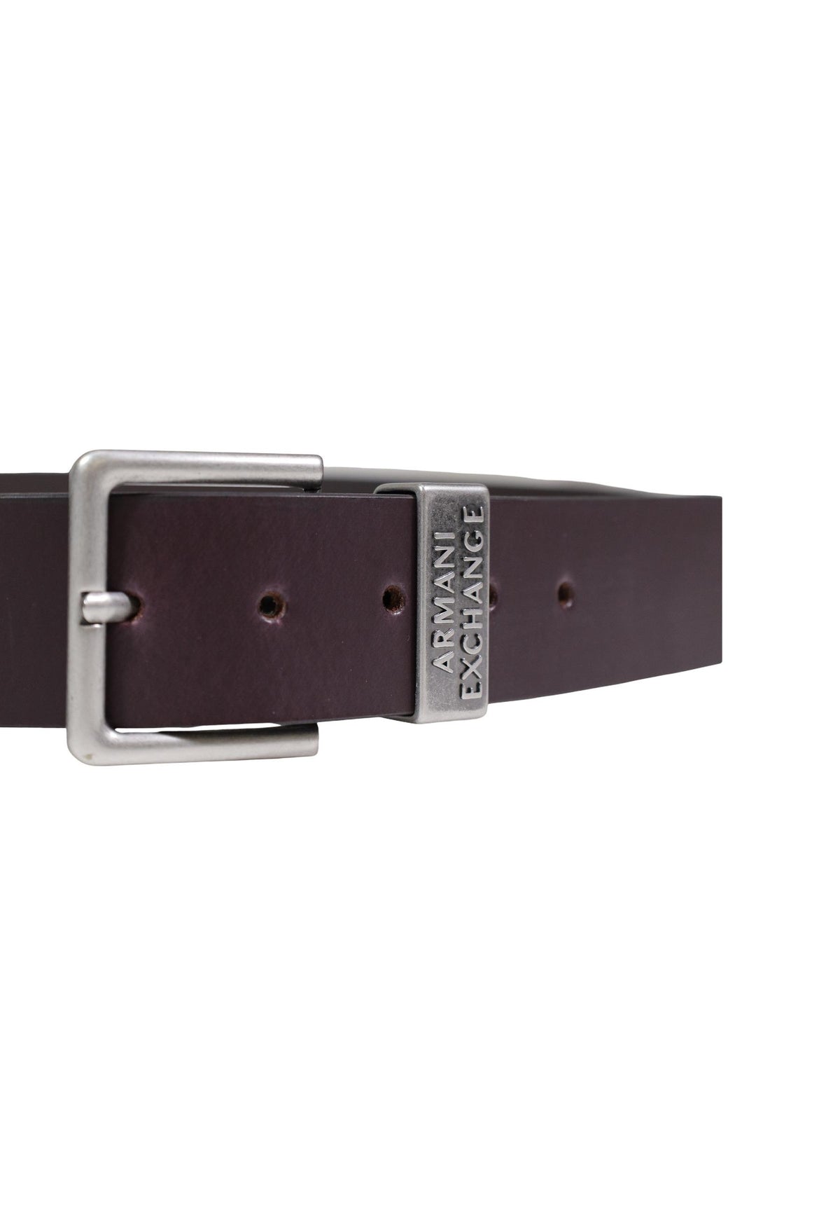Ceinture Armani Exchange couleur marron — vue 3