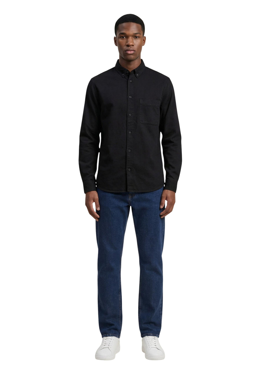 Chemise Only & Sons couleur noir — vue 4