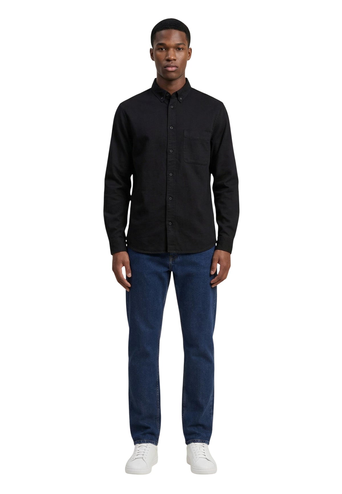 Chemise Only & Sons couleur noir — vue 4