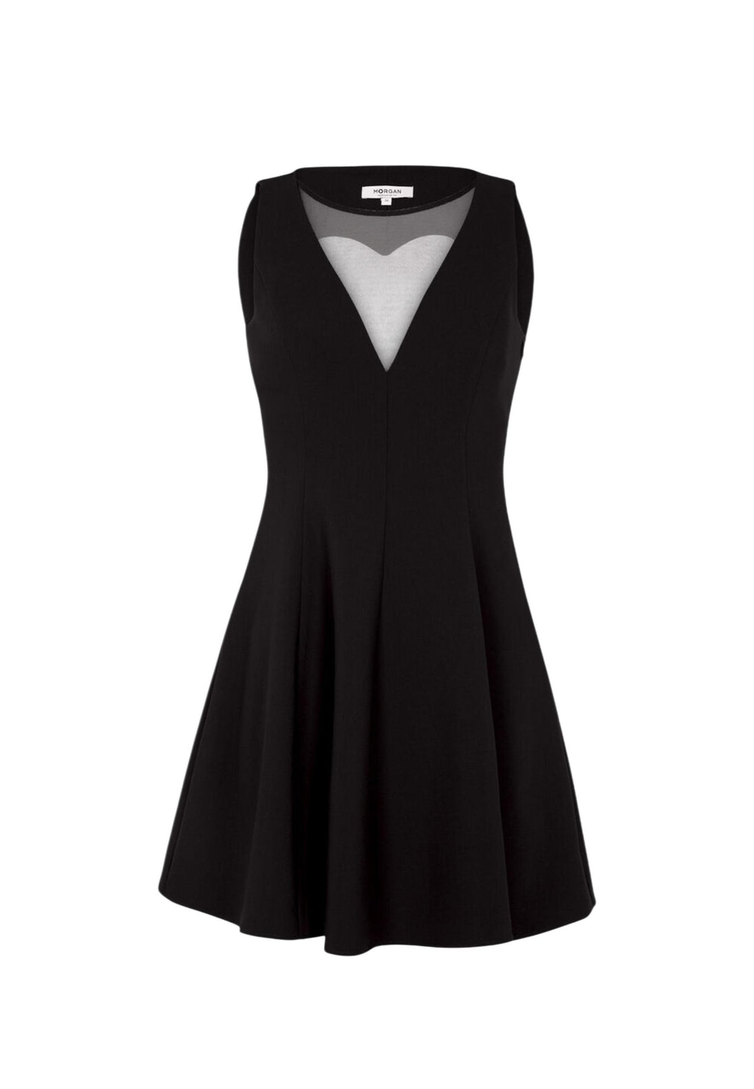 Robe Morgan De Toi couleur noir — vue 3