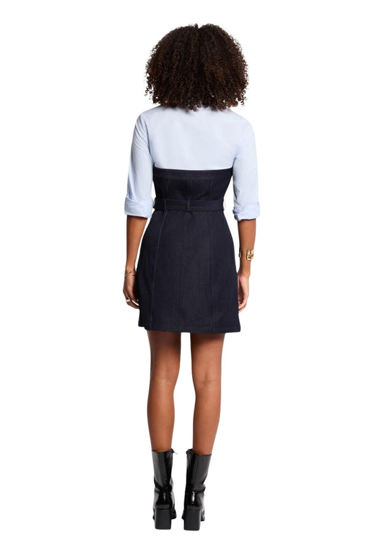 Robe Morgan De Toi couleur bleu — vue 2