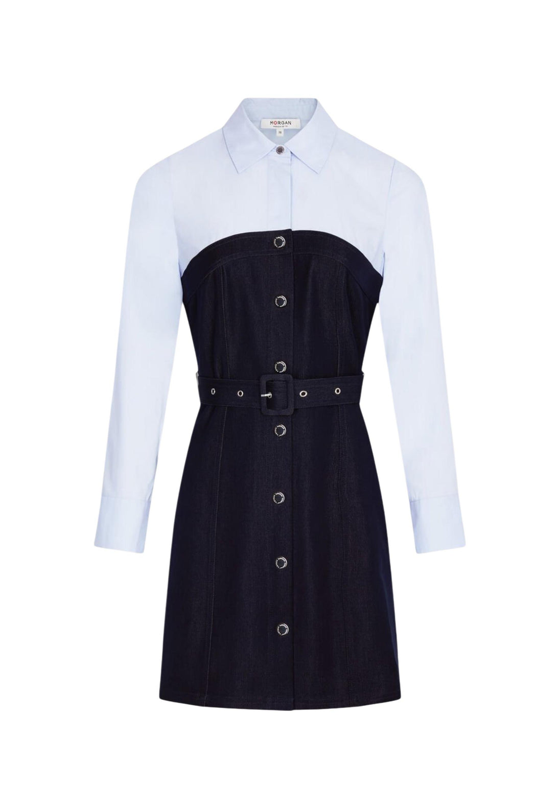 Robe Morgan De Toi couleur bleu — vue 5