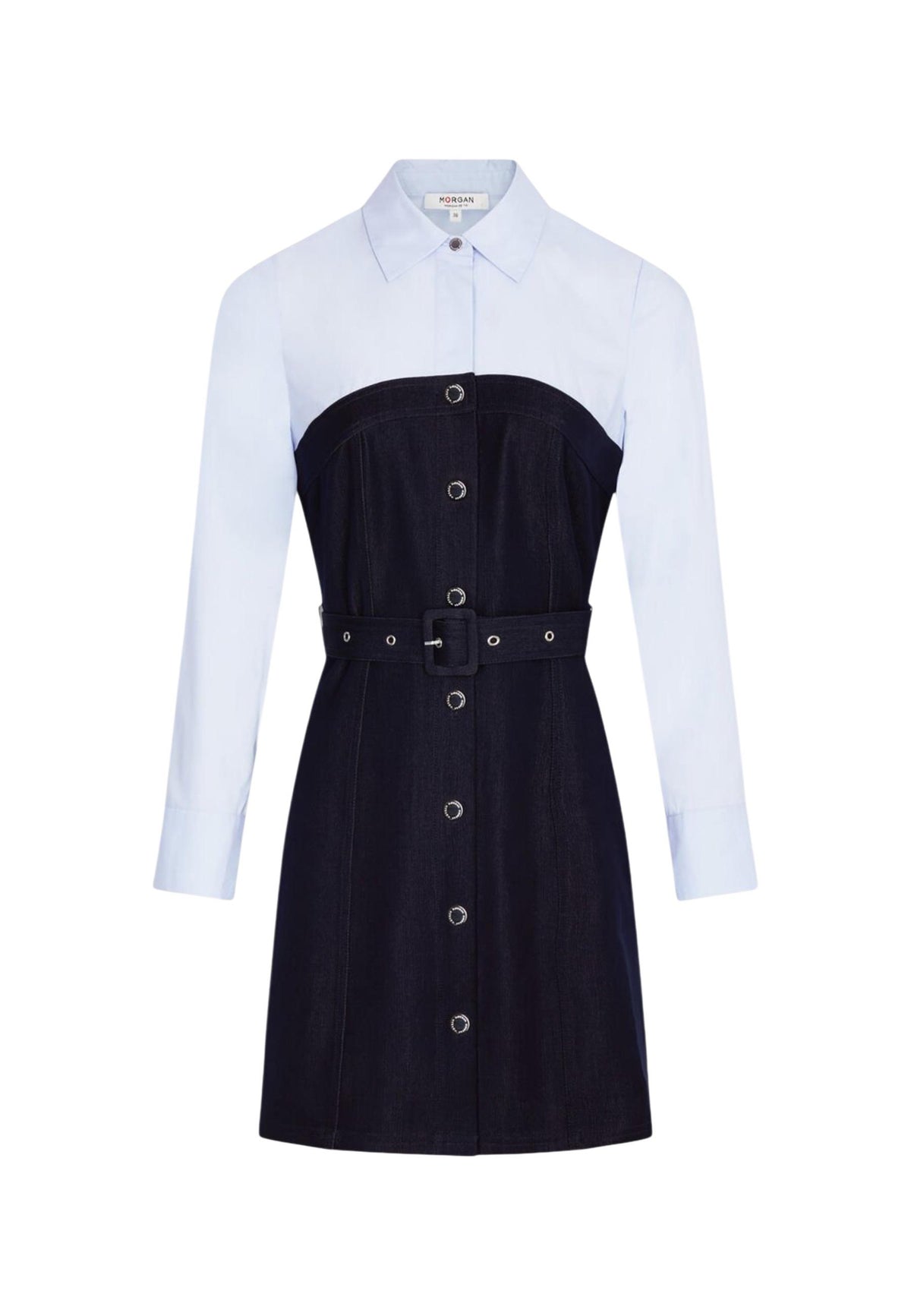 Robe Morgan De Toi couleur bleu — vue 5