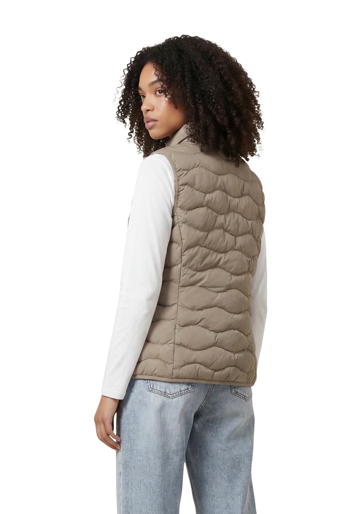 Gilet Ea7 couleur beige — vue 2