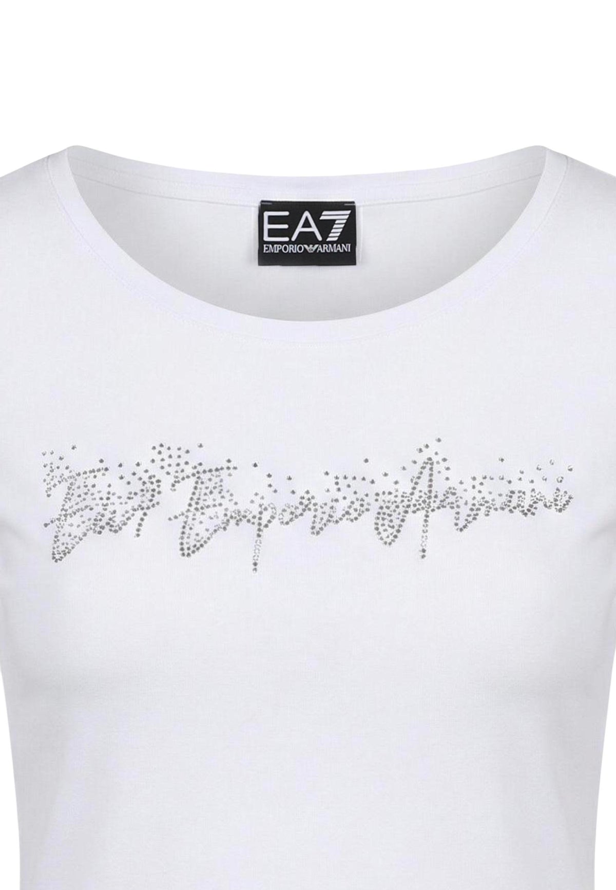 T-shirt Ea7 couleur blanc — vue 5