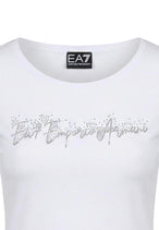 T-shirt Ea7 couleur blanc — vue 5