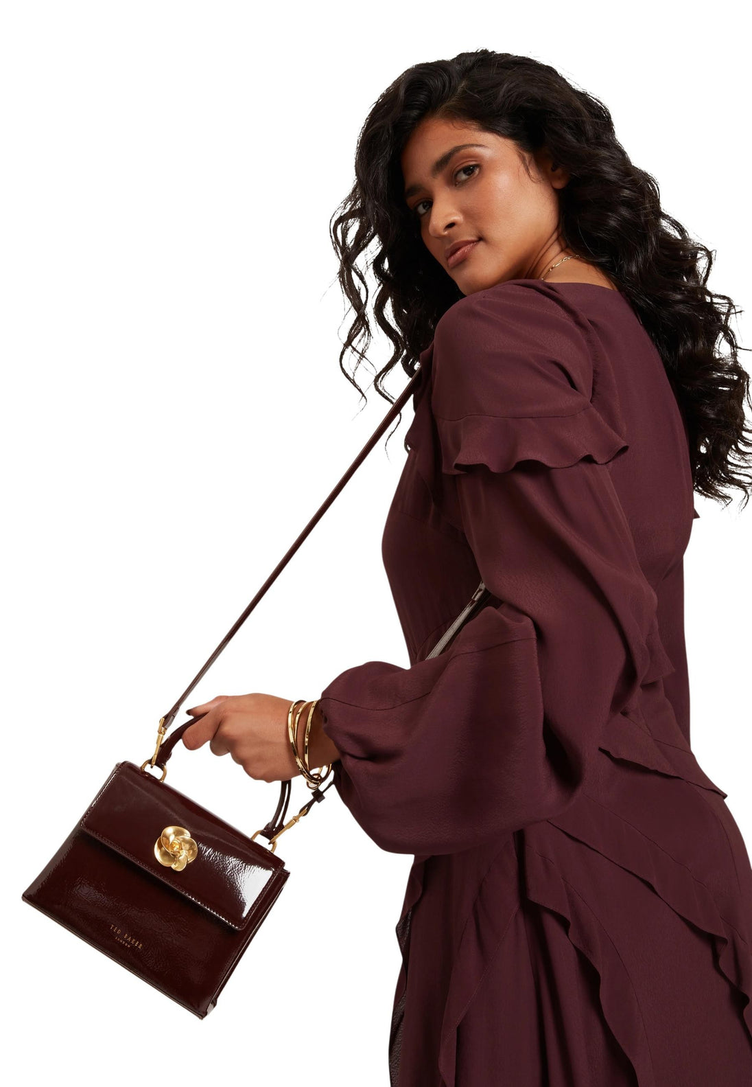 Sac Ted Baker couleur bordeaux — vue 2