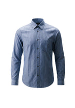 Chemise Armani Exchange couleur bleu azur — vue 2
