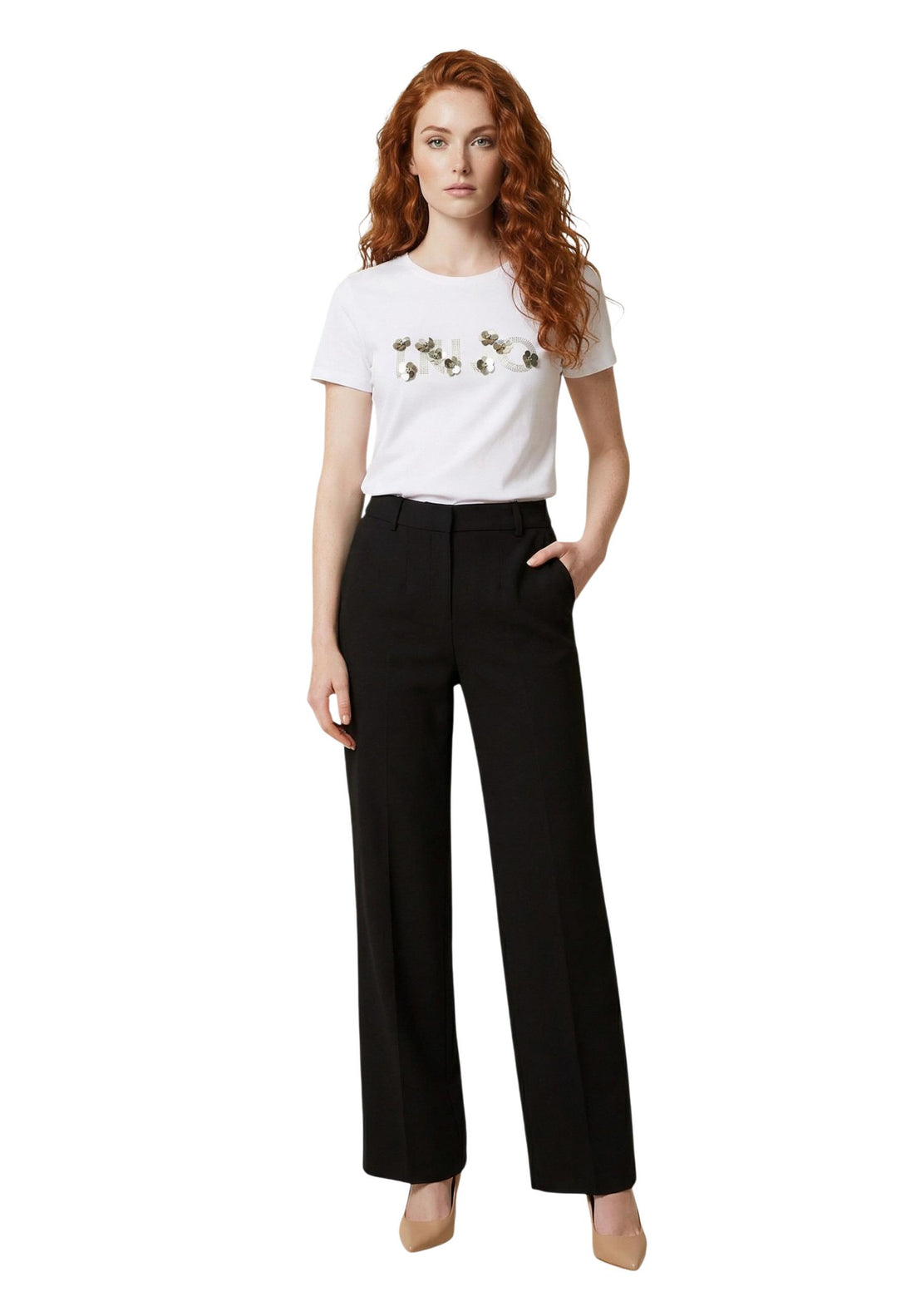 T-shirt Liu Jo couleur beige — vue 5