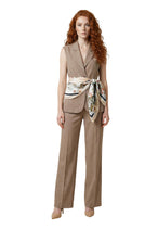 Gilet Liu Jo couleur beige — vue 3