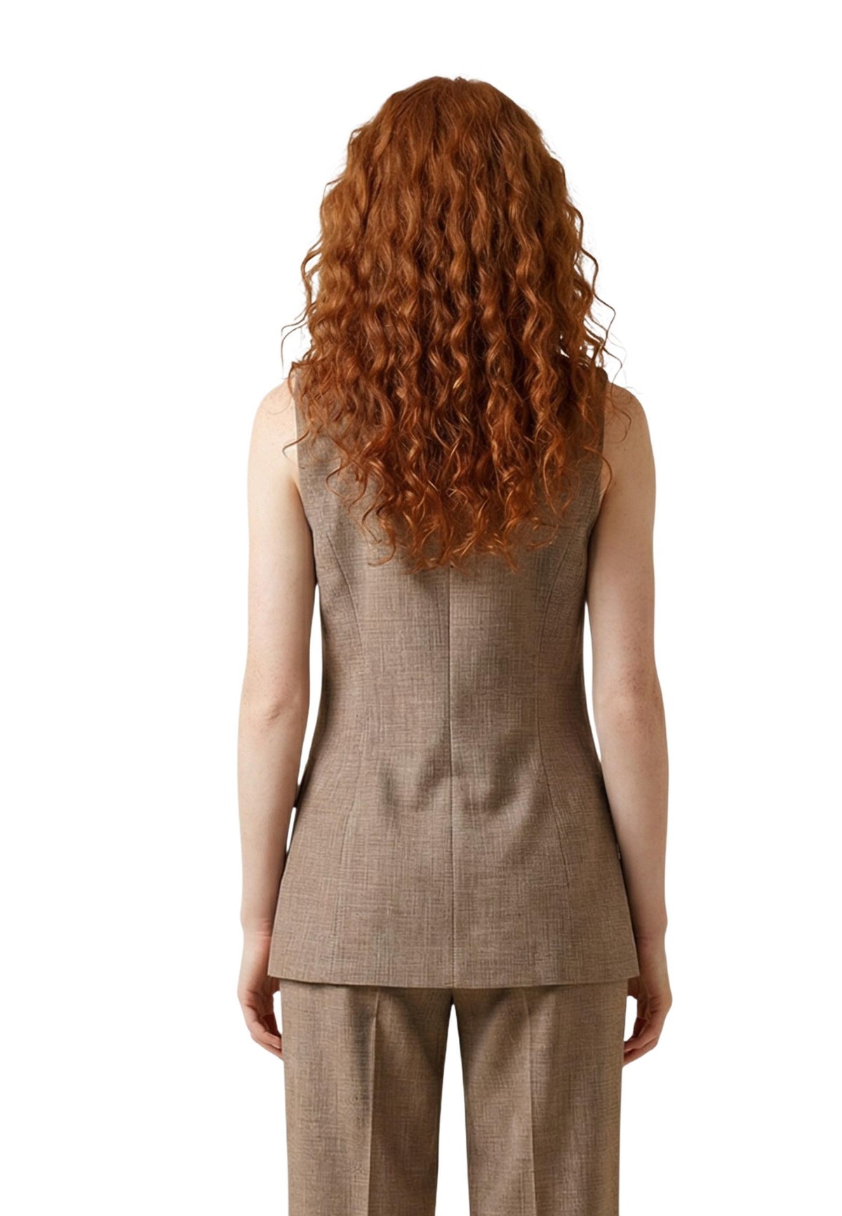 Gilet Liu Jo couleur beige — vue 2