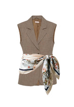 Gilet Liu Jo couleur beige — vue 4