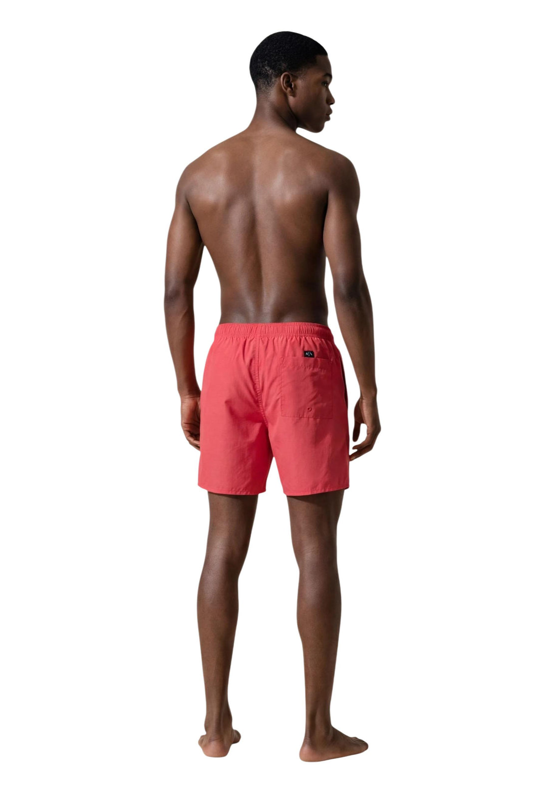 Maillot de bain Armani Exchange couleur corail — vue 5