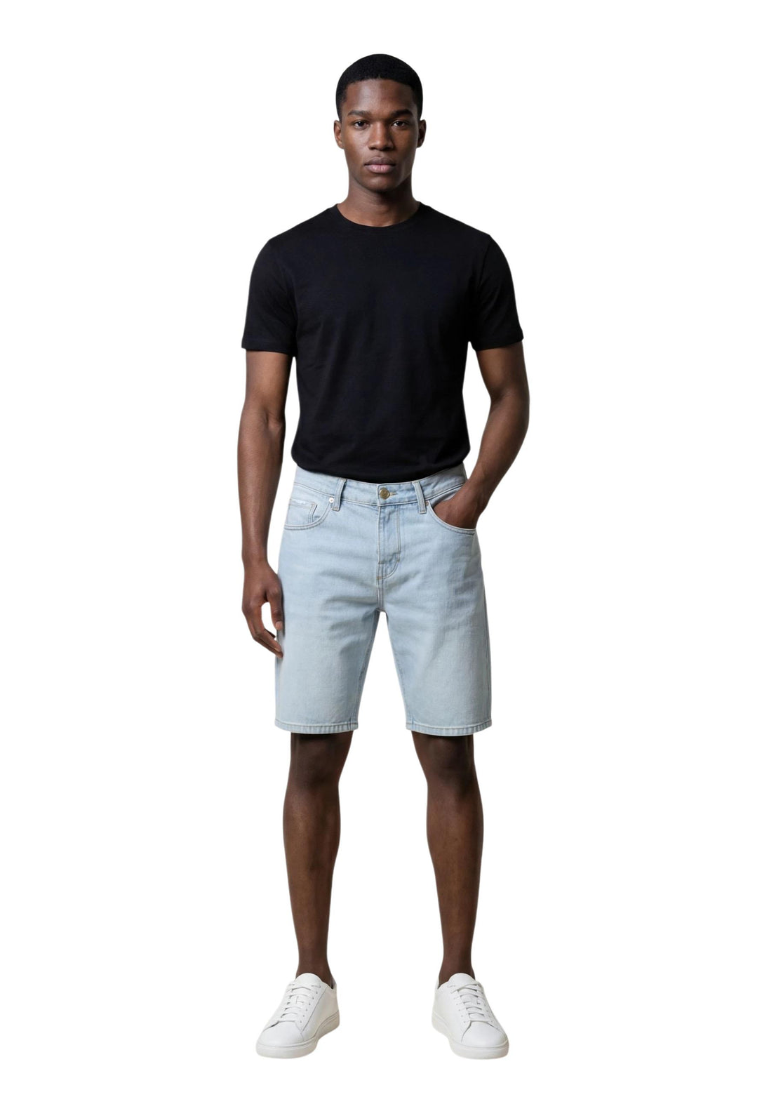 Bermuda Antony Morato couleur bleu azur — vue 5