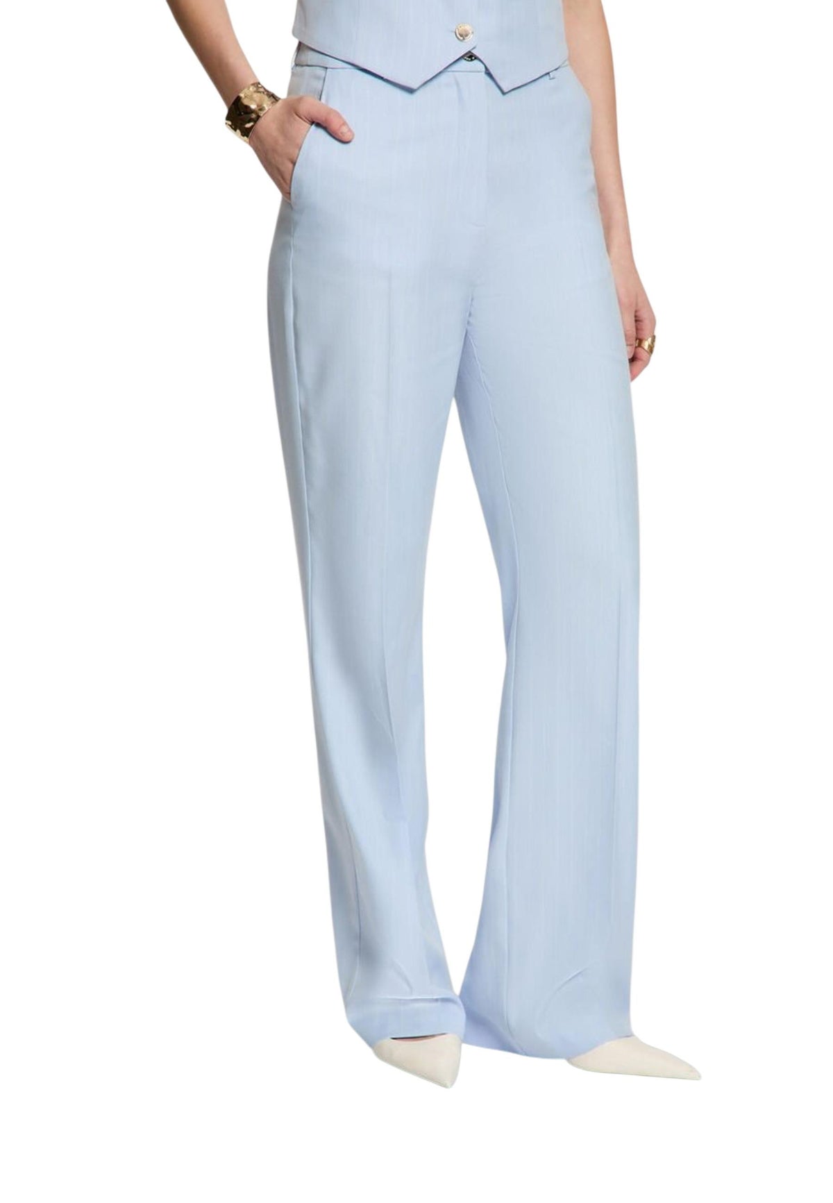 Pantalon Morgan De Toi couleur bleu azur