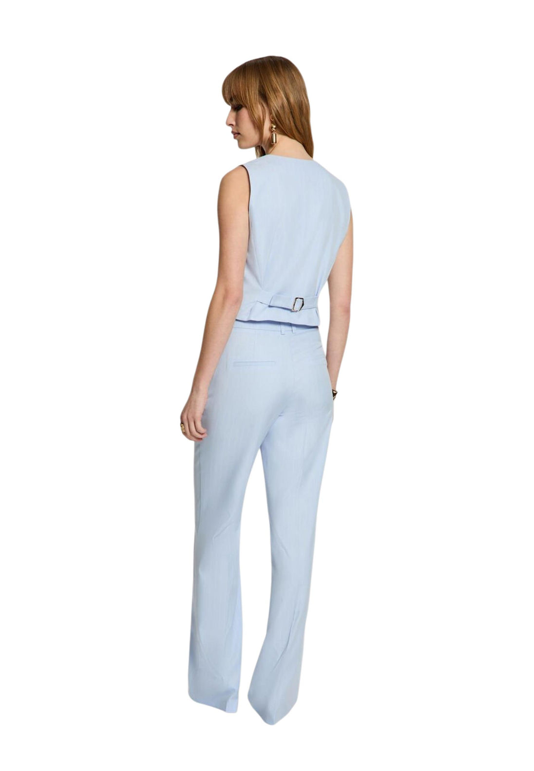 Pantalon Morgan De Toi couleur bleu azur — vue 5