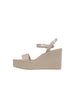 Sandales Calvin Klein couleur beige — vue 3