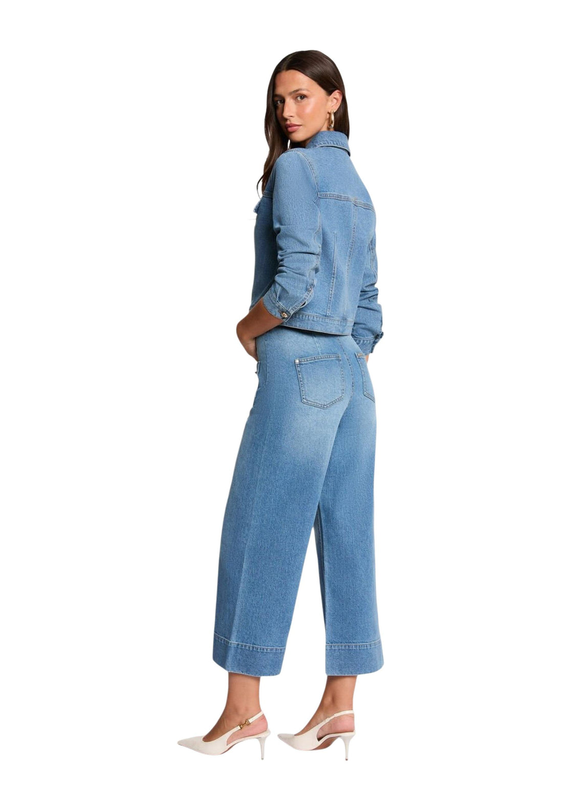 Jean Morgan De Toi couleur bleu azur — vue 4