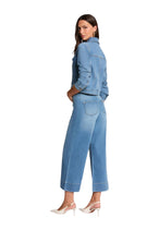 Jean Morgan De Toi couleur bleu azur — vue 4