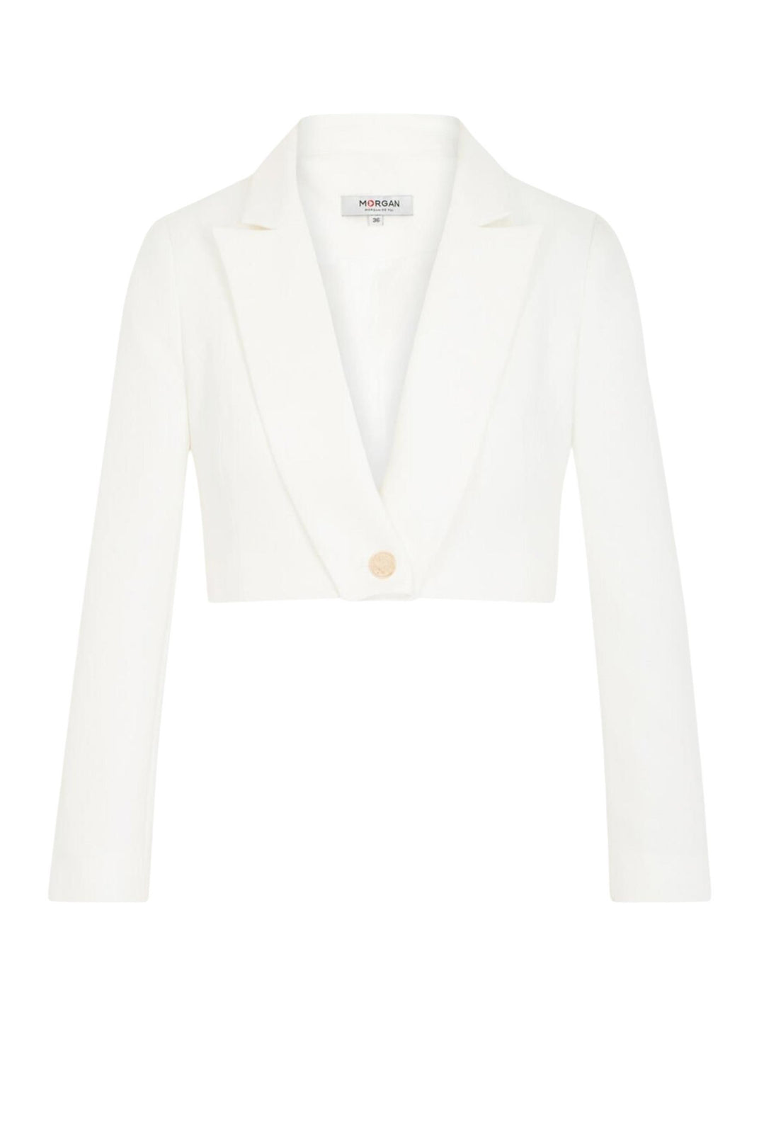 Veste Morgan De Toi couleur blanc — vue 3