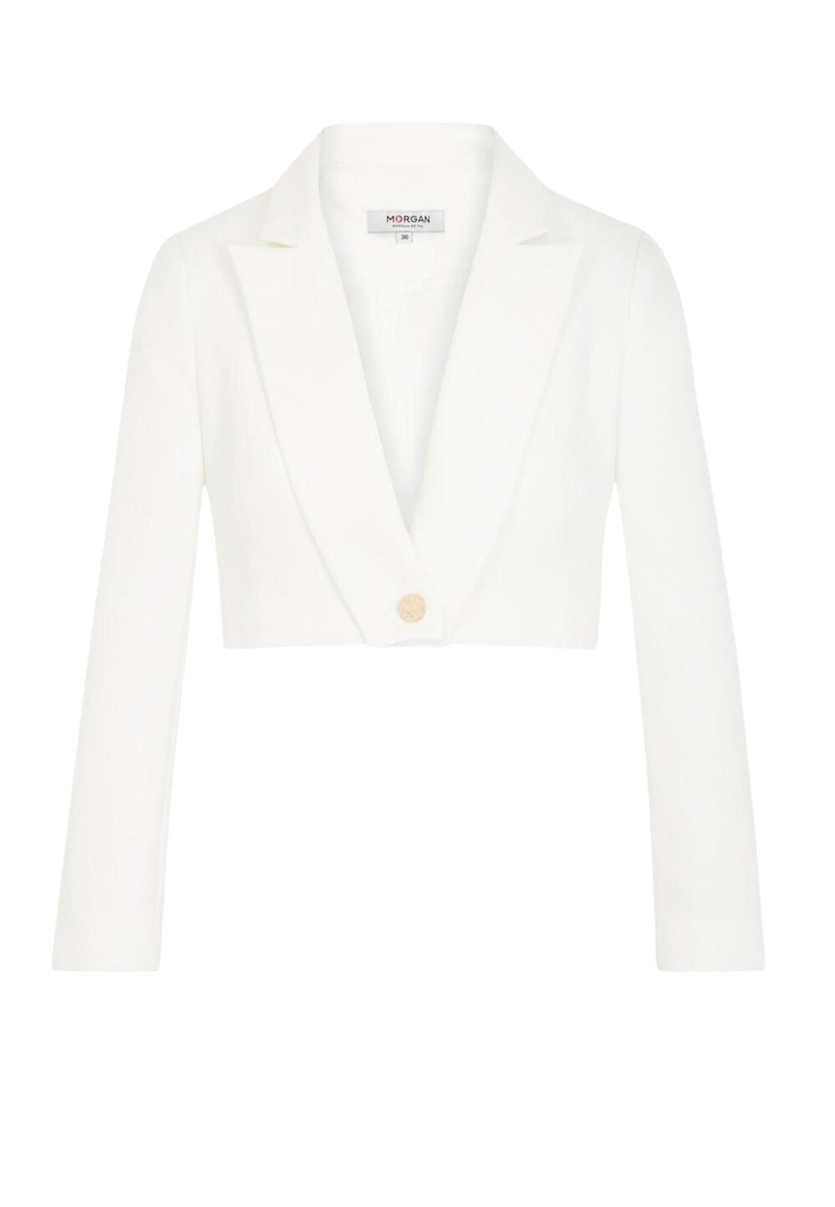 Veste Morgan De Toi couleur blanc — vue 3