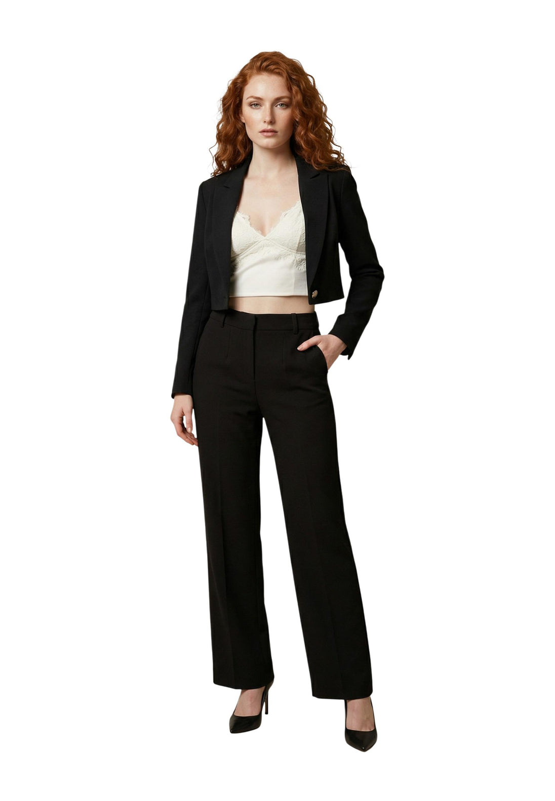 Veste Morgan De Toi couleur noir — vue 5