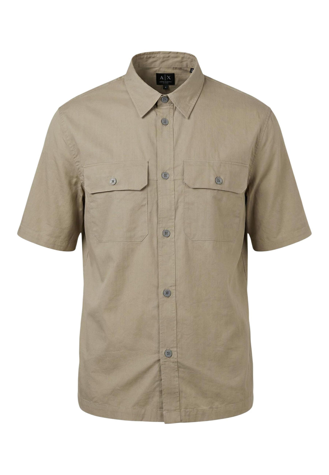 Chemise Armani Exchange couleur beige — vue 2