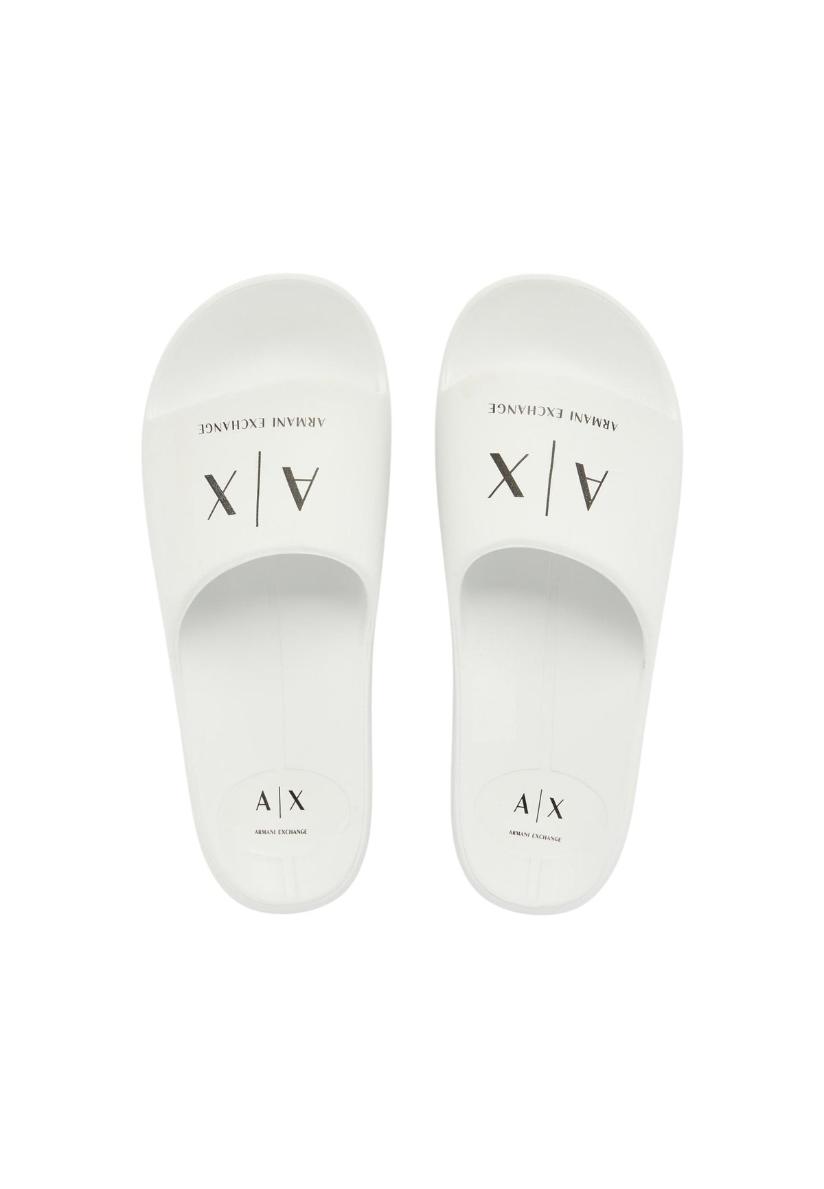 Mules Armani Exchange couleur blanc — vue 4