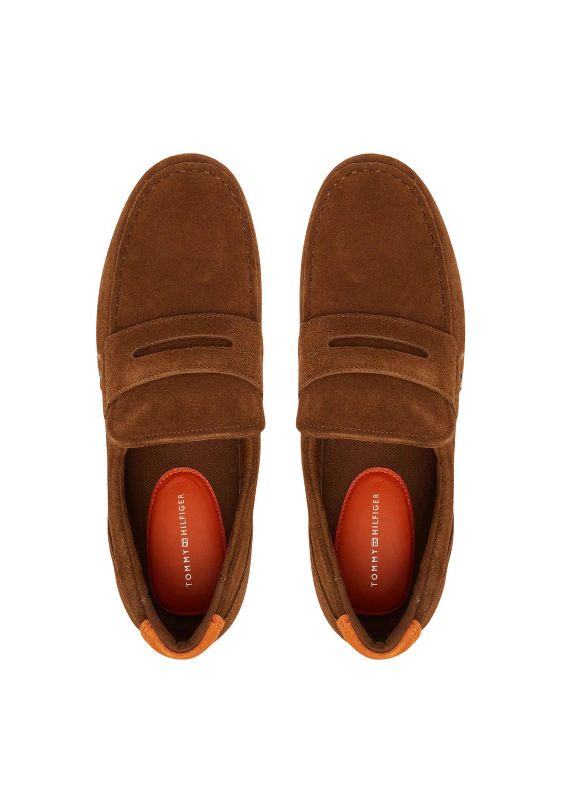 Mocassins Tommy Hilfiger couleur camel — vue 5