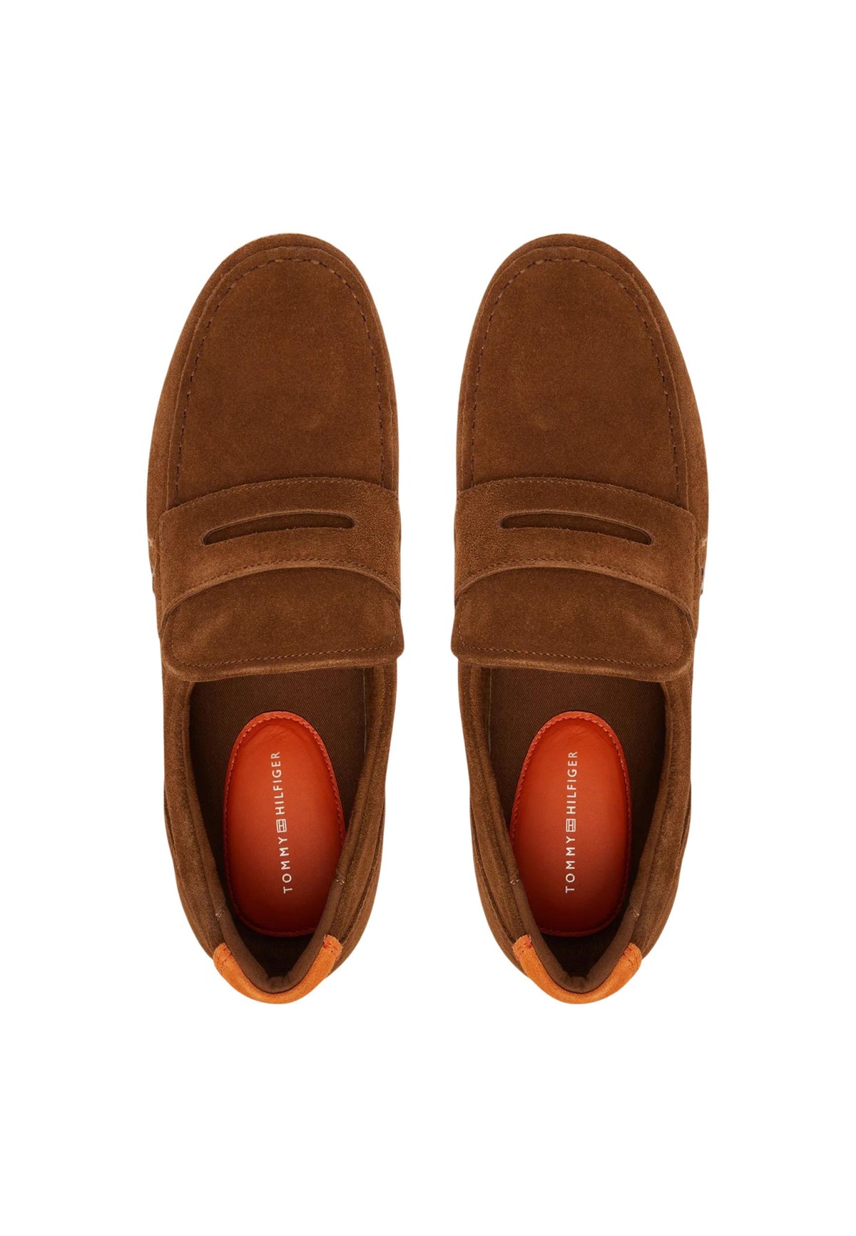 Mocassins Tommy Hilfiger couleur camel — vue 5