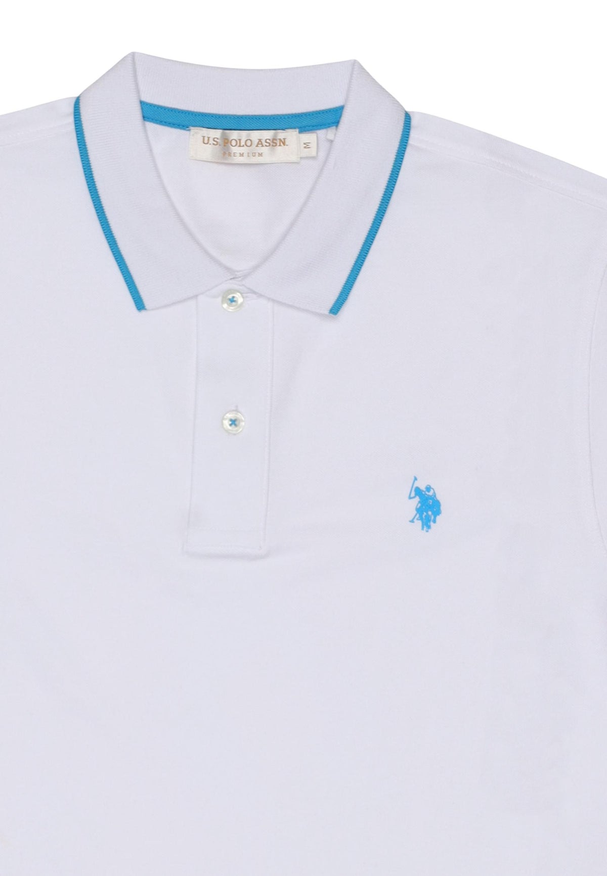 Polo U.s. Polo Assn. couleur blanc — vue 5