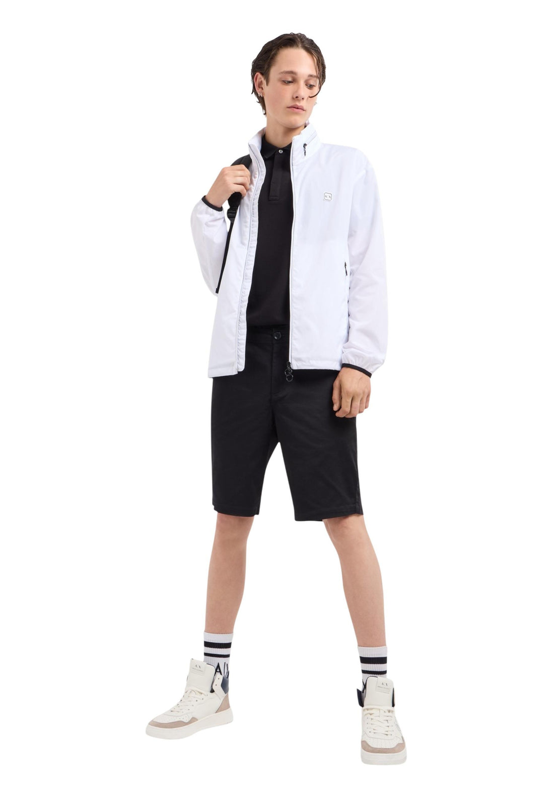 Bermuda Armani Exchange couleur noir — vue 3