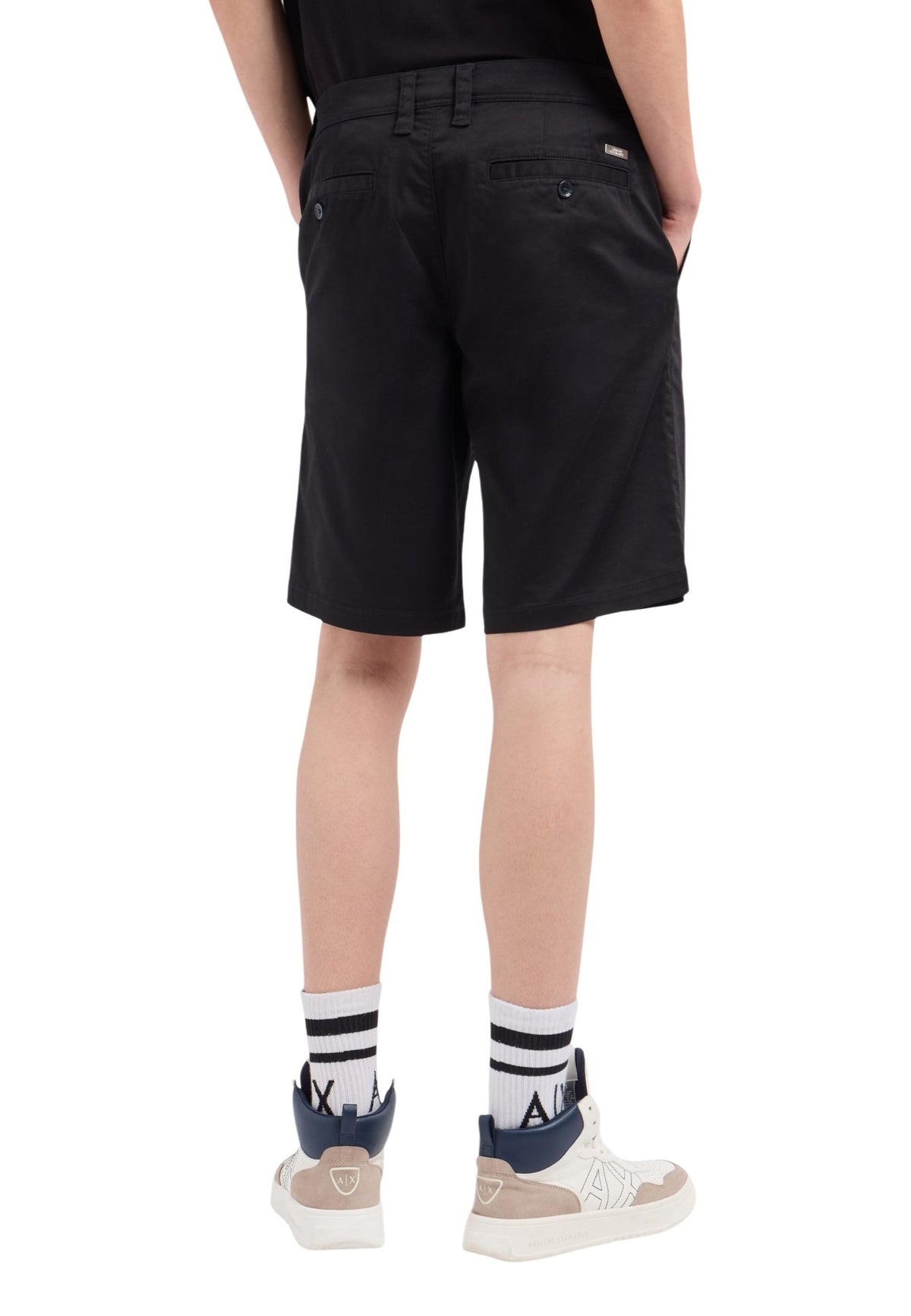 Bermuda Armani Exchange couleur noir — vue 2