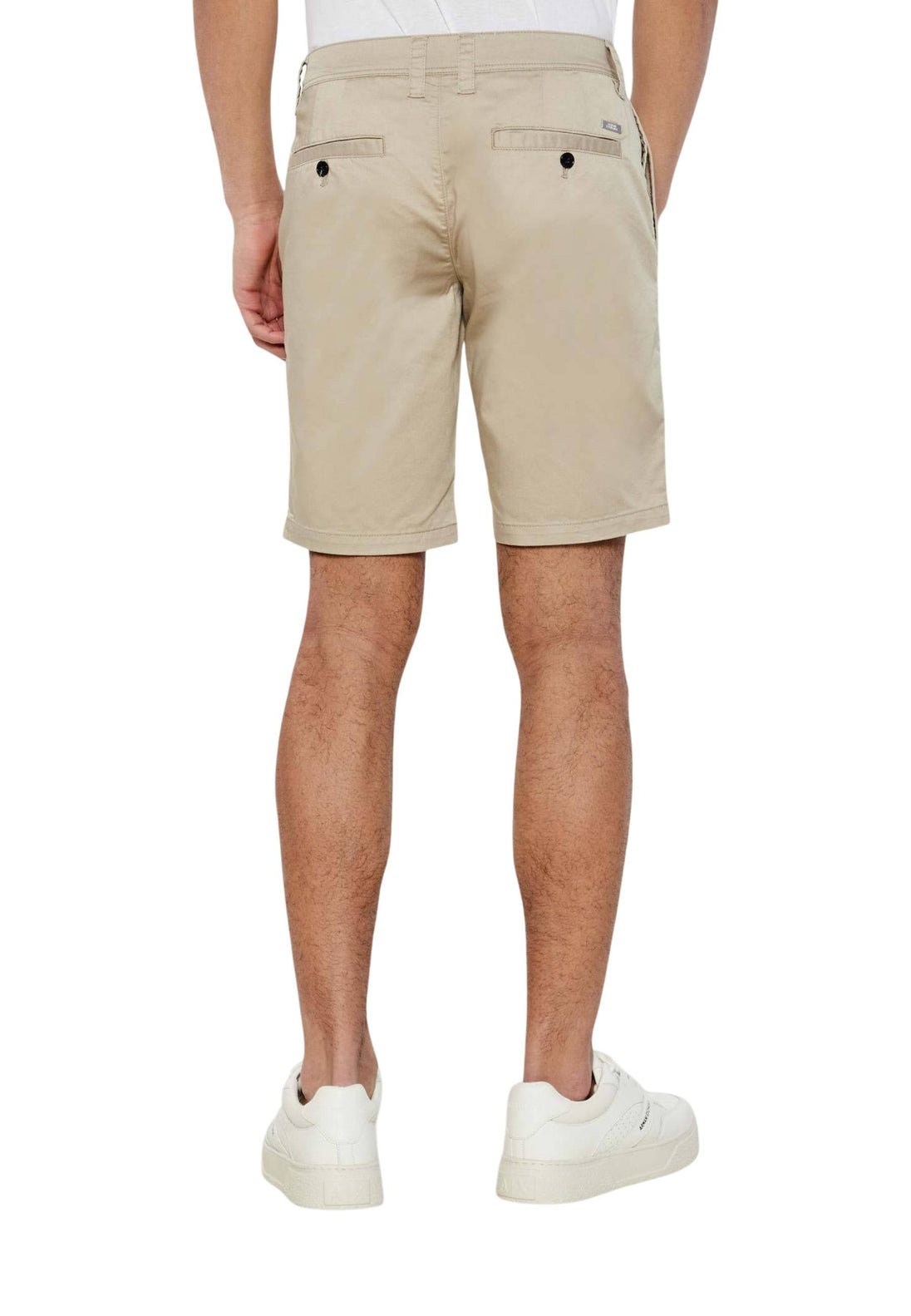 Bermuda Armani Exchange couleur beige — vue 3