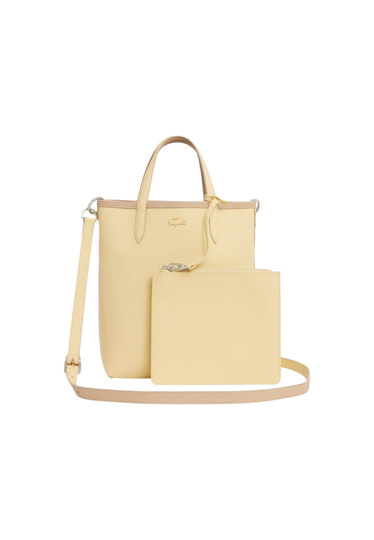 Sac Lacoste couleur beige — vue 3