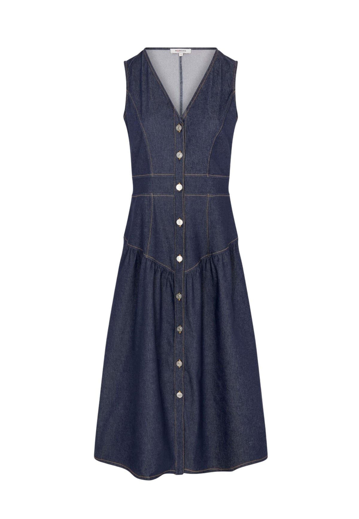 Robe Morgan De Toi couleur bleu — vue 3