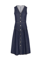 Robe Morgan De Toi couleur bleu — vue 3
