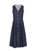 Robe Morgan De Toi couleur bleu — vue 3