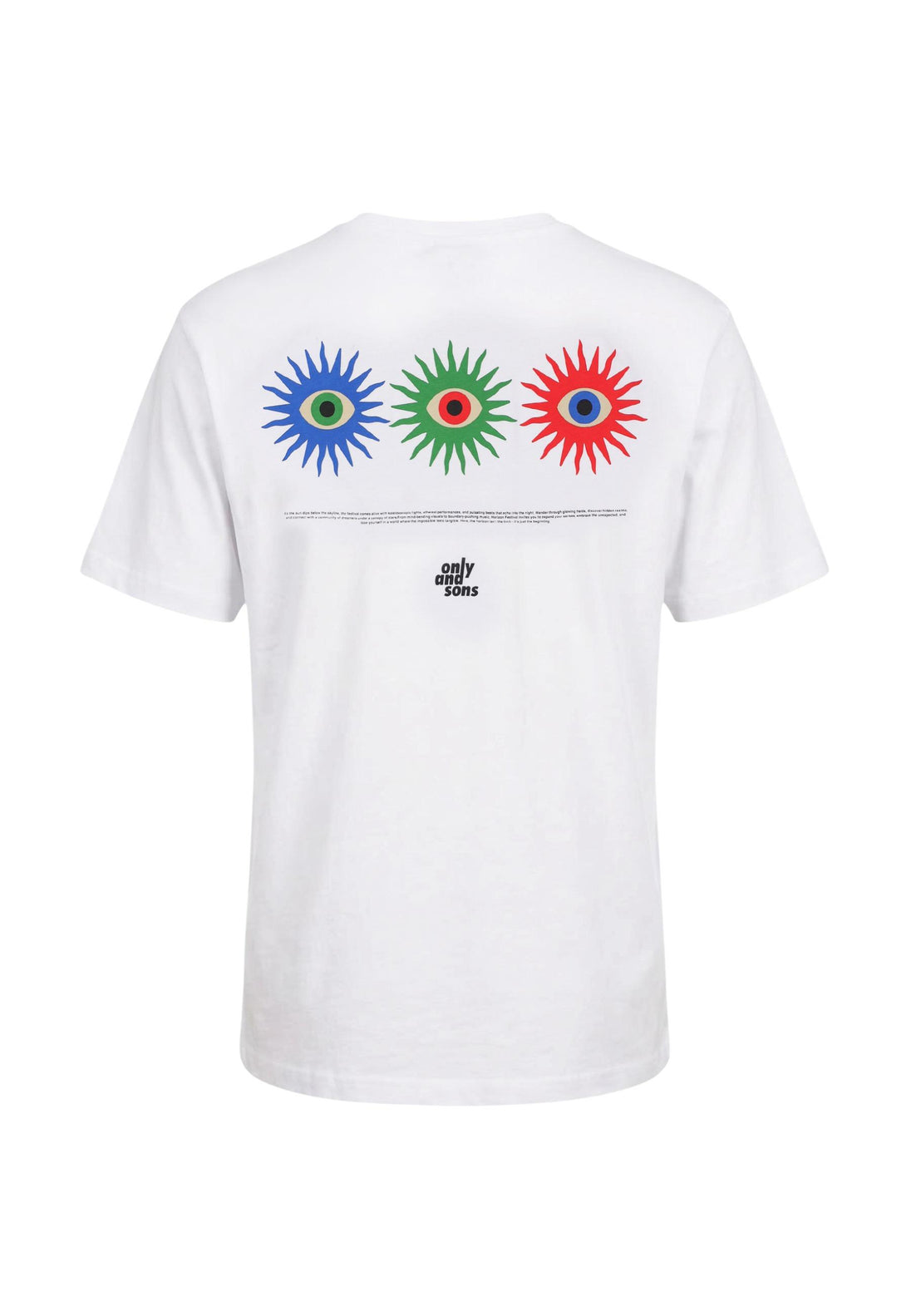 T-shirt Only & Sons couleur blanc — vue 4