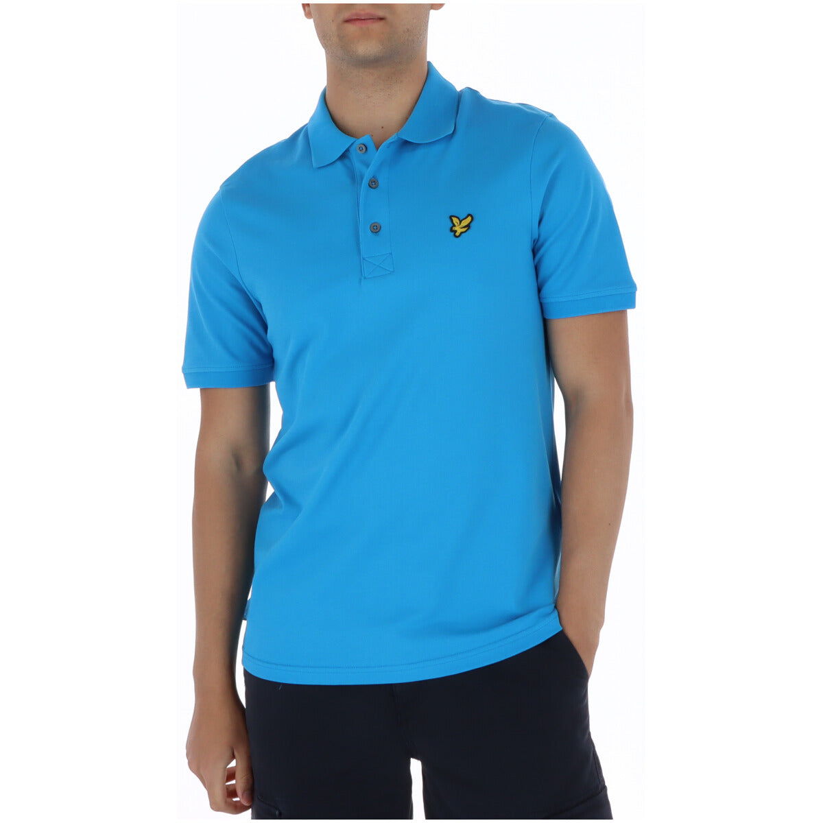 Polo Lyle & Scott couleur bleu azur