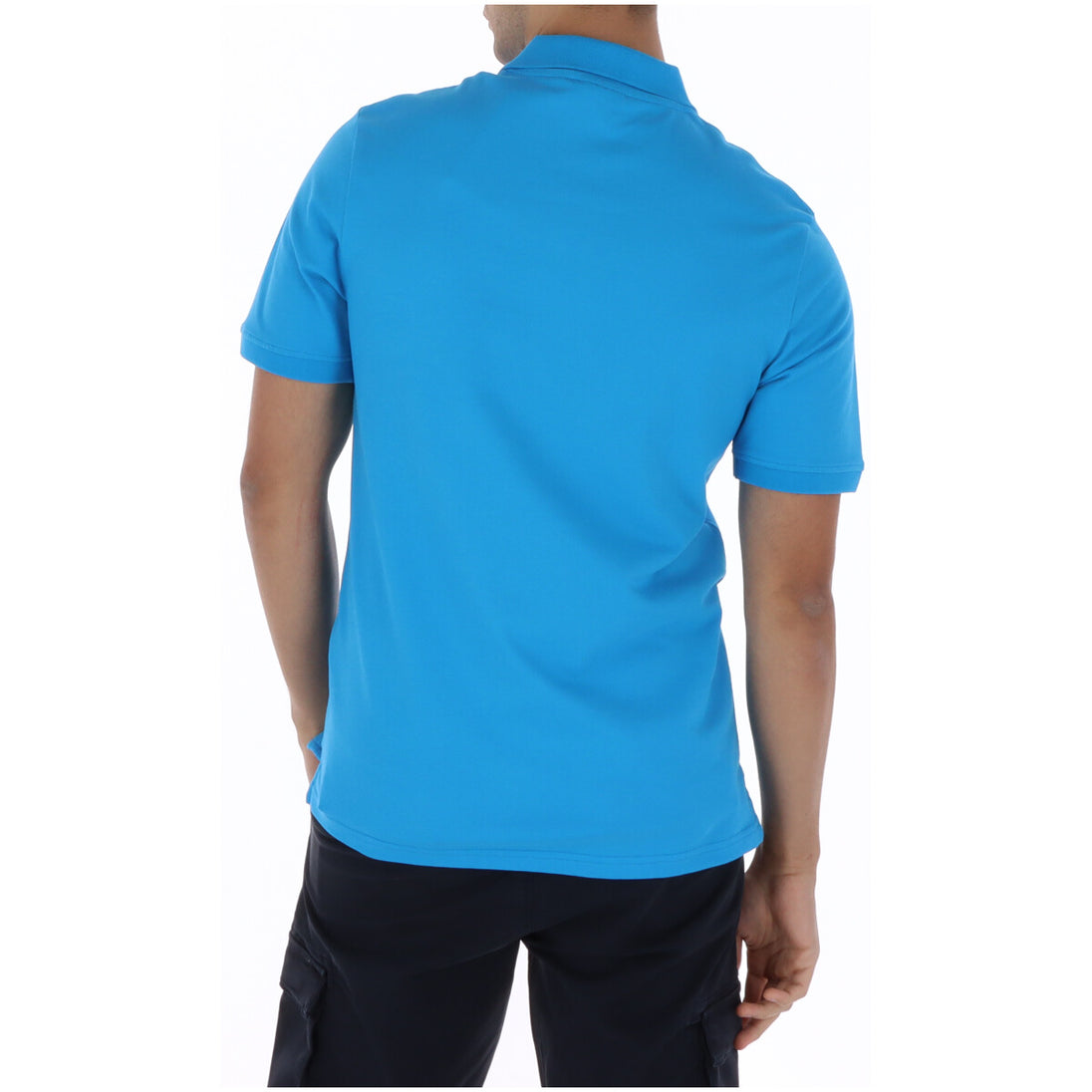 Polo Lyle & Scott couleur bleu azur — vue 2