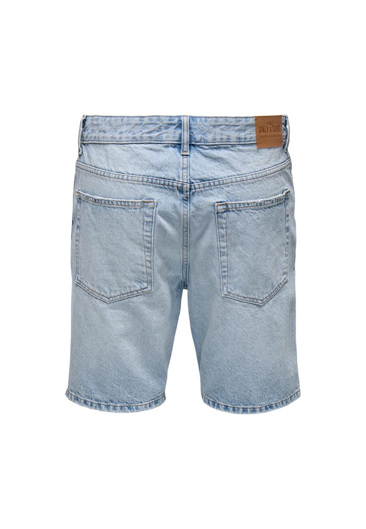 Bermuda Only & Sons couleur bleu azur — vue 4