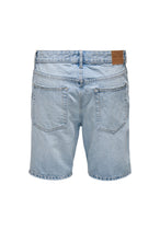 Bermuda Only & Sons couleur bleu azur — vue 4
