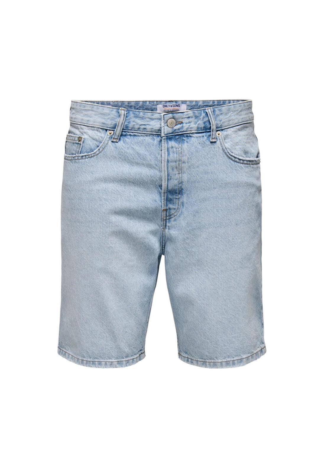 Bermuda Only & Sons couleur bleu azur — vue 3