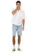 Bermuda Only & Sons couleur bleu azur — vue 5