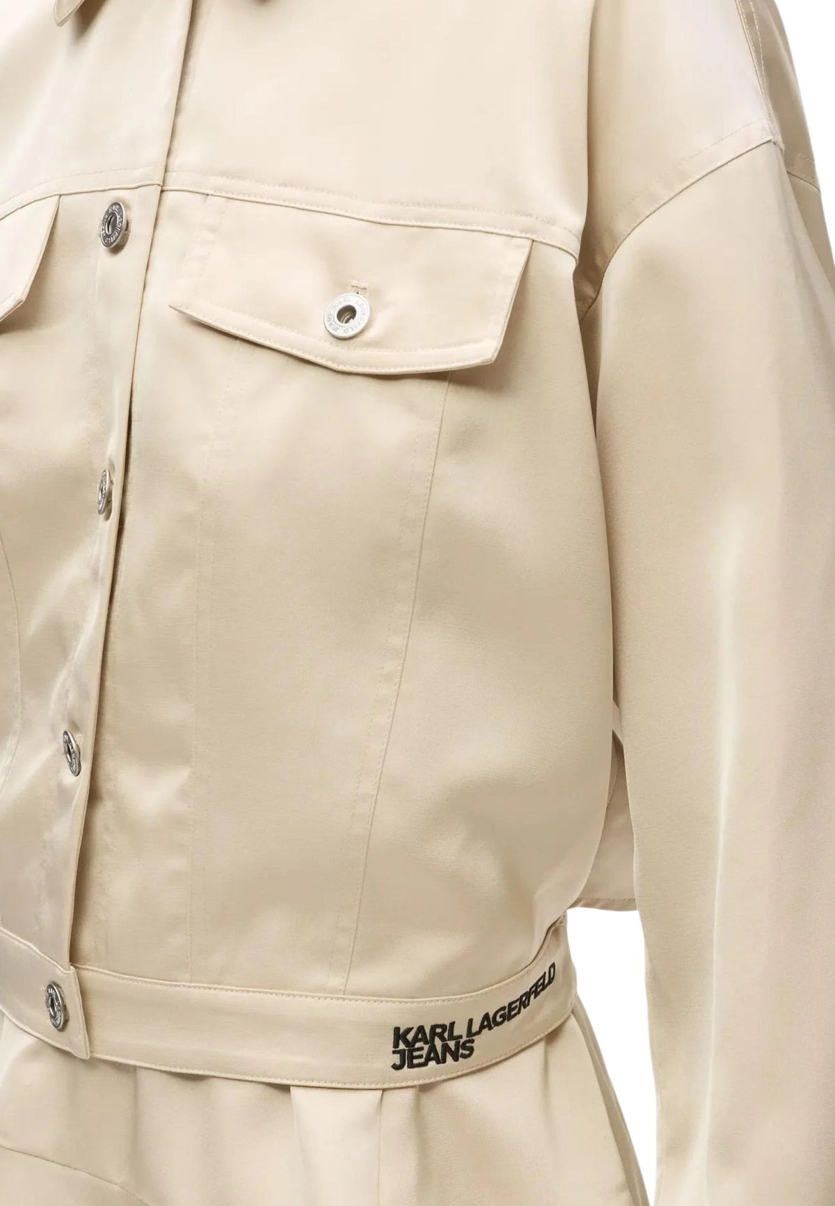 Veste Karl Lagerfeld Jeans couleur beige — vue 2