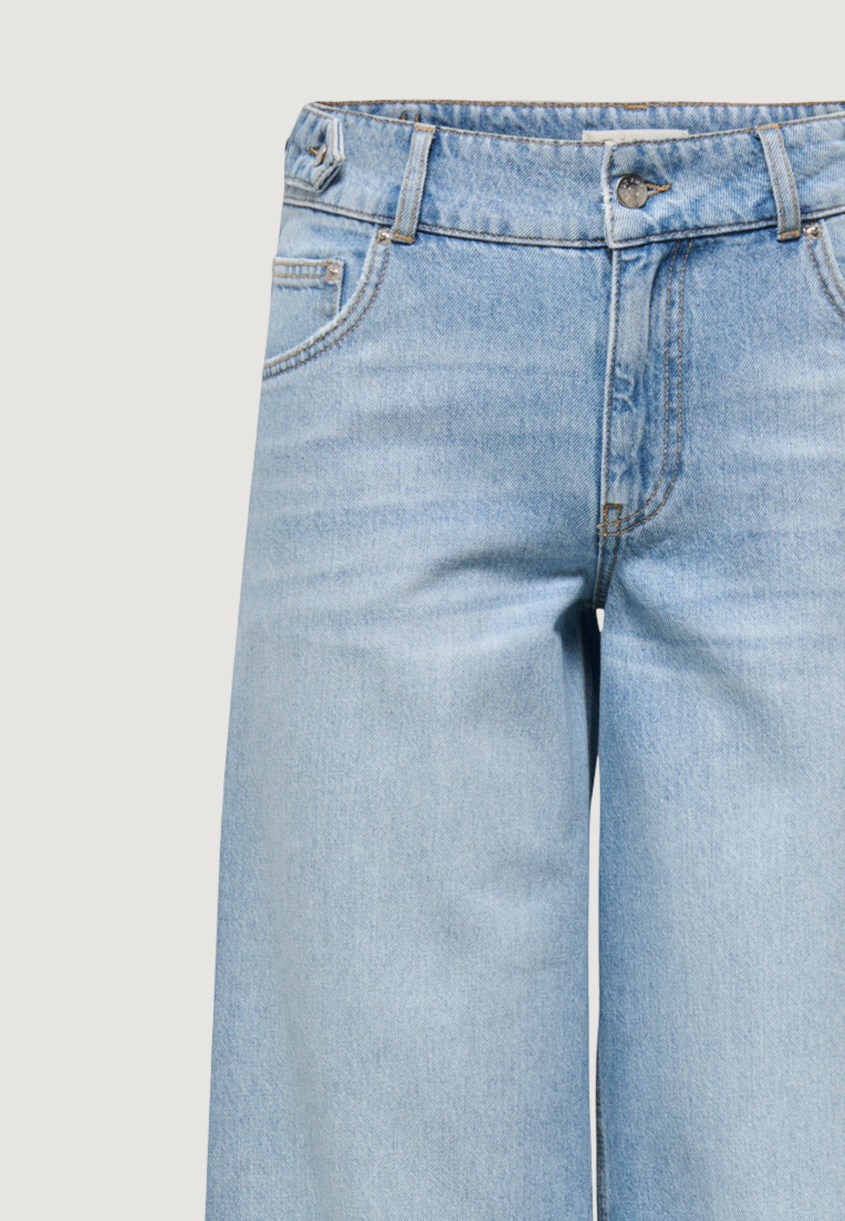 Jean Only couleur bleu azur — vue 5