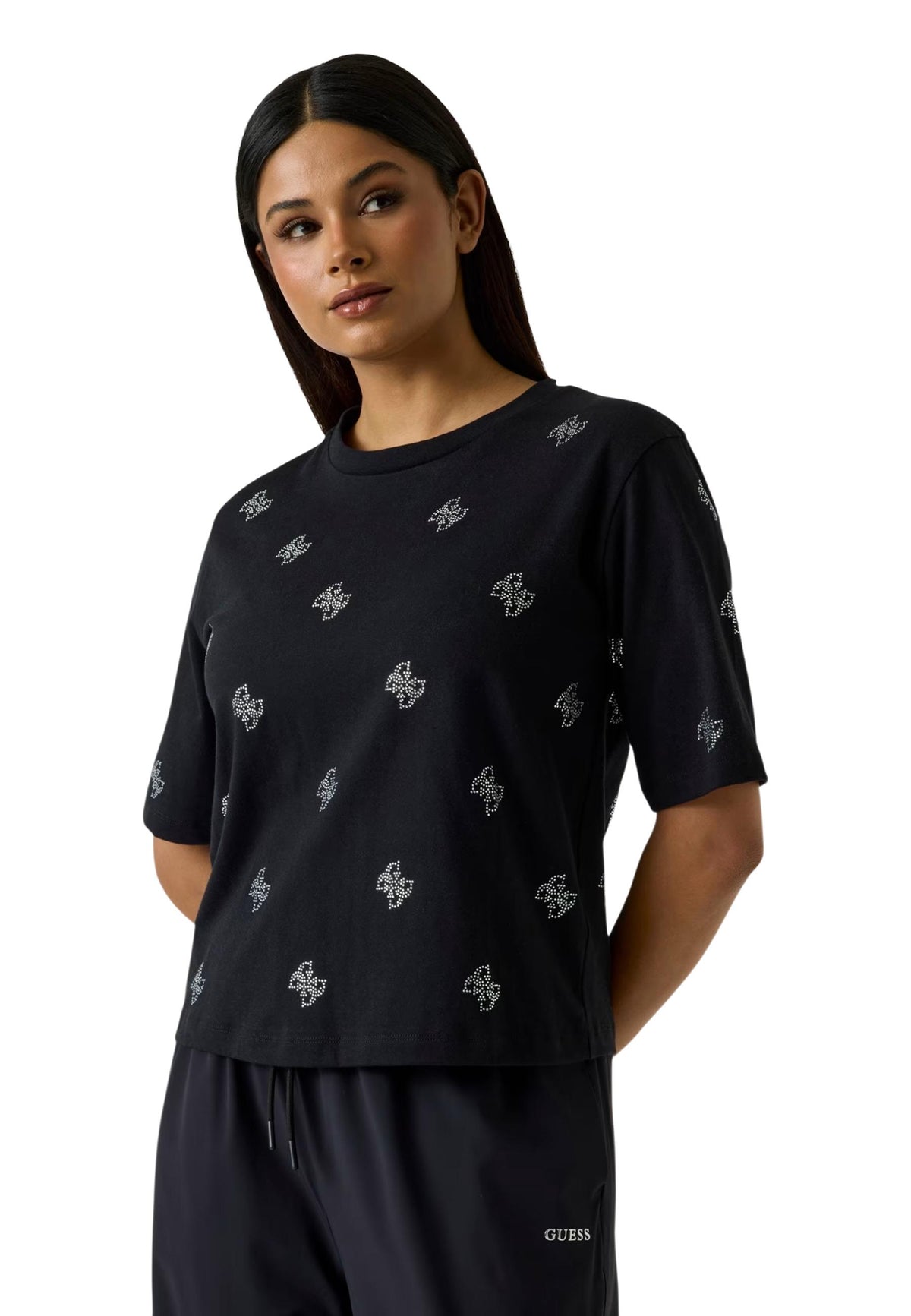 T-shirt Guess couleur noir
