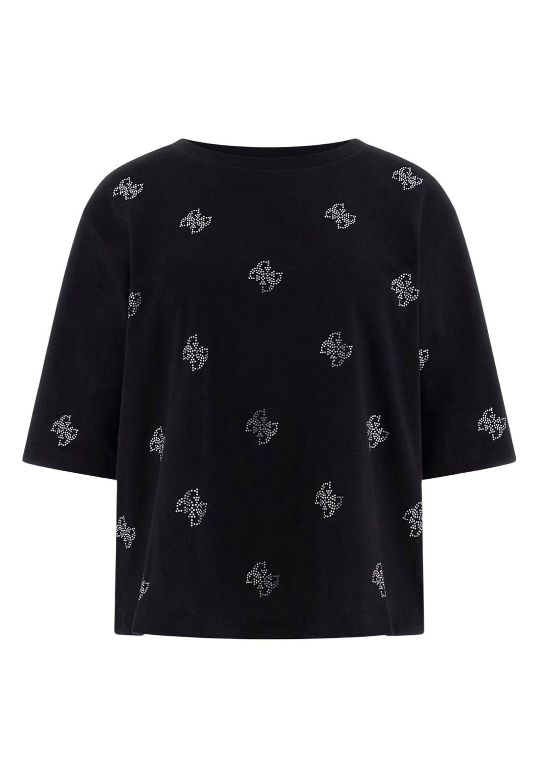 T-shirt Guess couleur noir — vue 5