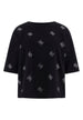 T-shirt Guess couleur noir — vue 5